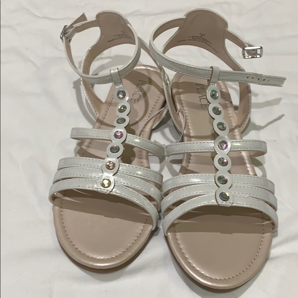 NWT White Sandals